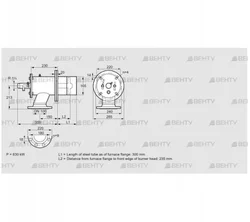 ZIO 165HD-300/235-(15)D (84246334) Газовая горелка Kromschroder