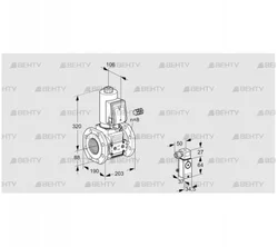 VAS780F05NWSR3E/PP/P1 (88203414) Газовый клапан Kromschroder