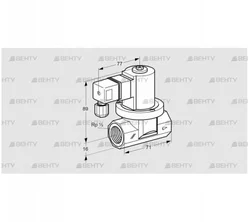 VGP 15R02W6 (85294101) Запорный газовый клапан Kromschroder