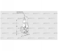 VAS1T20N/LW (88012365) Газовый клапан Kromschroder