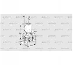 VAS8T100A05NQGLE/PP/PP (88206743) Газовый клапан Kromschroder