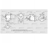 ZIO 165RBL-50/35-(20)D (84246012) Газовая горелка Kromschroder