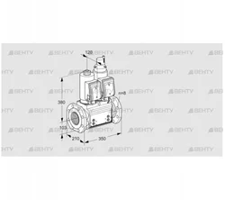 VCS8T100A05NLKGRB/PPPP/PPPP (88204924) Сдвоенный газовый клапан Kromschroder