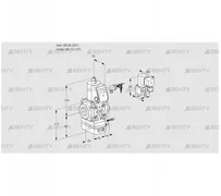 VAG120/15R/NWBE (88011409) Газовый клапан с регулятором соотношения Kromschroder