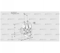 VCG2E50R/40R05NGEWR/PPPP/PPPP (88101129) Клапан с регулятором соотношения Kromschroder