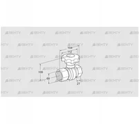 GEHV 40 (03152264) Регулирующий кран Kromschroder