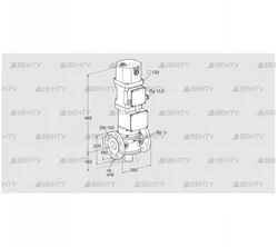 VK 100F10W5XG43D (85314410) Газовый клапан с приводом Kromschroder