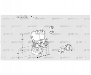 VCD1E15R/15R05FD-25NWL3/PPPP/2-PP (88106611) Регулятор давления Kromschroder