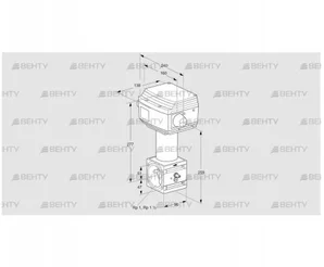 RV 2/AML10W60E (86060554) Регулирующий клапан Kromschroder