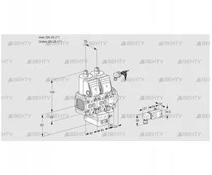 VCD1E25R/25R05FND-25VWR/2-PP/PPPP (88106936) Регулятор давления Kromschroder