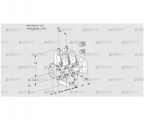 VCD2E40R/40F05ND-25VWR3/PPPP/PPPP (88101819) Регулятор давления Kromschroder