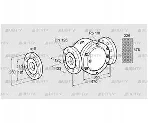 GFK 125F40-3 (81945100) Газовый фильтр Kromschroder