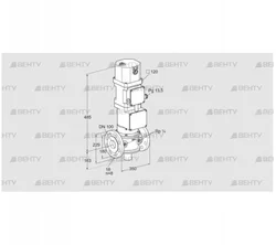 VK 100F10W5XA43D (85311075) Газовый клапан с приводом Kromschroder