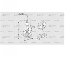 VAS125R/LW (88014584) Газовый клапан Kromschroder