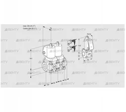 VCS1E25R/25R05NNWGL8/PPZS/MMMM (88104762) Сдвоенный газовый клапан Kromschroder