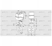 IDR40Z03D100AU/50-60H30TR10 (88302655) Дроссельная заслонка Kromschroder