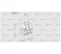 VCS3T65N/65N05NNQR/PPPP/MMMM (88104555) Сдвоенный газовый клапан Kromschroder