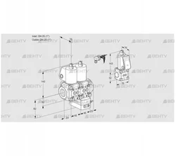 VCD1E25R/25R05ND-25WL/PPZS/PPPP (88100725) Регулятор давления Kromschroder