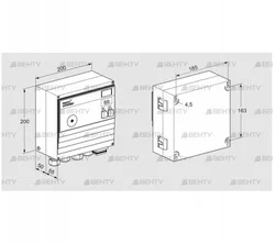 BCU460-5/1LW3GBS2B1/1 (88610210) Блок управления горением Kromschroder