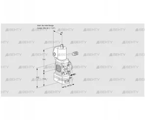 VAG2-/40R/NYGLAE (88027572) Газовый клапан с регулятором соотношения Kromschroder