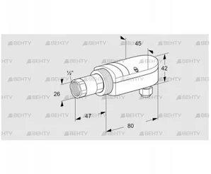 UVS 10L0G1 (84315201) УФ датчик пламени Kromschroder