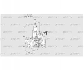 VAS350F/LK (88004890) Газовый клапан Kromschroder