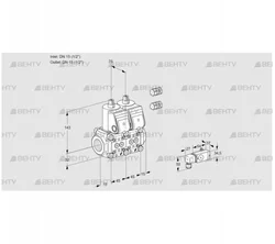 VCS1E15R/15R05NNWR3/-2PP/PPPP (88106813) Сдвоенный газовый клапан Kromschroder