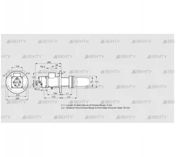 BIC 80HB-0/35-(16)F (84032010) Газовая горелка Kromschroder