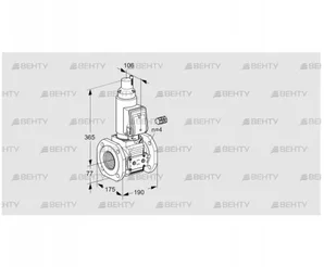 VAS665F05LQGR3E/PP/PP (88207528) Газовый клапан Kromschroder