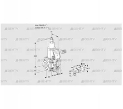 VAS125R/LW (88005363) Газовый клапан Kromschroder