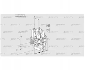 VCD1E20R/15R05FND-25VWR3/PPPP/PPPP (88101559) Регулятор давления Kromschroder