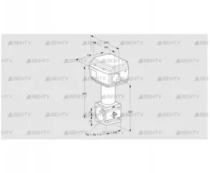 RV 3/GML10Q60E (86060690) Регулирующий клапан Kromschroder