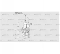 VAD240R/NPGR-100A (88026274) Газовый клапан с регулятором давления Kromschroder