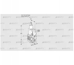 VAS2-/50R/LW (88006589) Газовый клапан Kromschroder