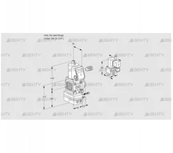 VAG1-/20R/NWAE (88001290) Газовый клапан с регулятором соотношения Kromschroder