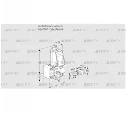 VAS1W0/W25R/NW (88028546) Газовый клапан Kromschroder