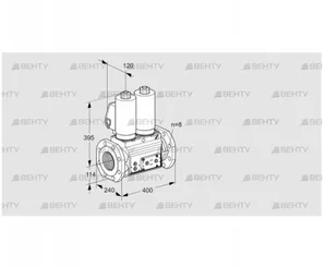 VCS9T125A05NNASLE/PPPP/PPPP (88204586) Сдвоенный газовый клапан Kromschroder