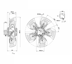 Осевой вентилятор ebmpapst A4D630AD0102