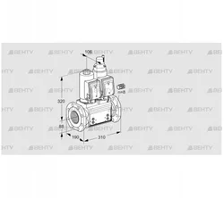 VCS780F05NLQGR3B/PPPP/PPMM (88207578) Сдвоенный газовый клапан Kromschroder