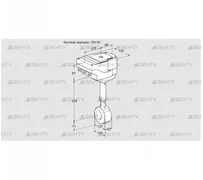 IBHS80W01A/40A3DR10 (88303706) Дроссельная заслонка Kromschroder