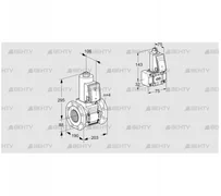 VAS7T80A05NQE/B-/PP (88206678) Газовый клапан Kromschroder