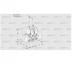 VCS3E50F/50F05NNWR/PPPP/PPPP (88107267) Сдвоенный газовый клапан Kromschroder