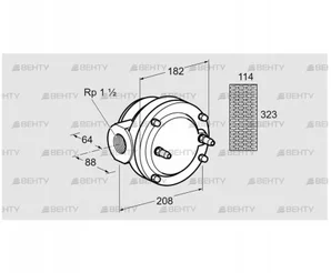 GFK 40R40-6 (81939200) Газовый фильтр Kromschroder