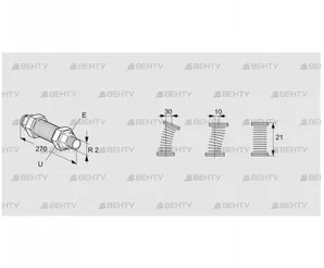 EKO 50RA (03262051) Газовый компенсатор Kromschroder