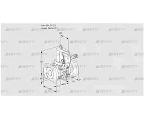 VAS350F/NWSR (88028103) Газовый клапан Kromschroder