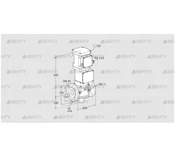 VK 40F10MA93DS (85312021) Газовый клапан с приводом Kromschroder