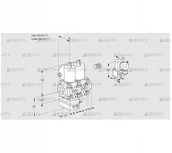 VCD1E25R/25R05D-50NWL/PPBY/PPPP (88102831) Регулятор давления Kromschroder