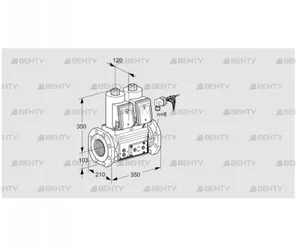 VCS8100F05NNWRE/PPPP/PPEP (88204670) Сдвоенный газовый клапан Kromschroder