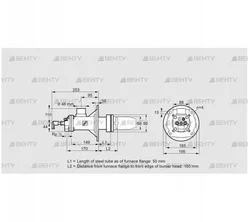 BICA 65HB-50/185-(34)D (84099593) Газовая горелка Kromschroder