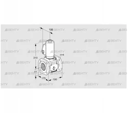 VAS6T65A05NKSLB/PP/PP (88206806) Газовый клапан Kromschroder